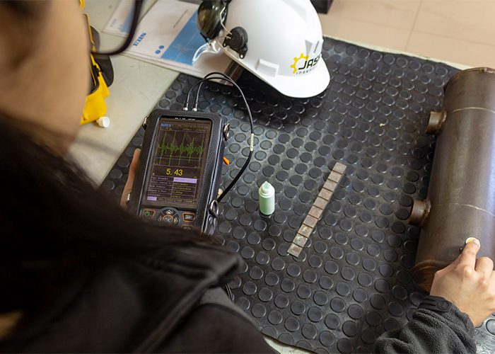 medición de espesores metálicos