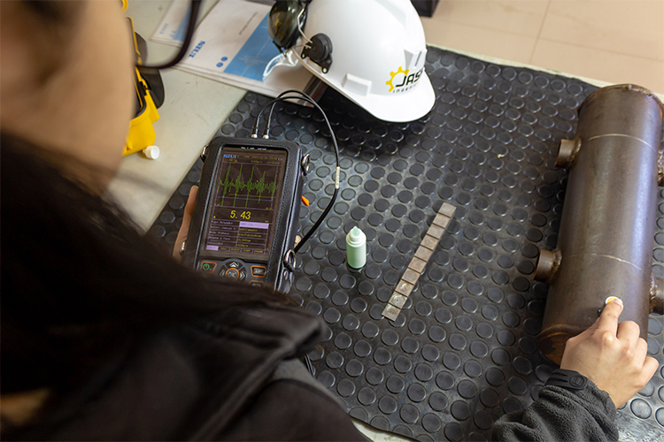 medición de espesores metálicos